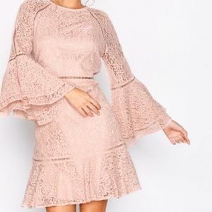 By Malina ettie dress in pink. Size in XS.